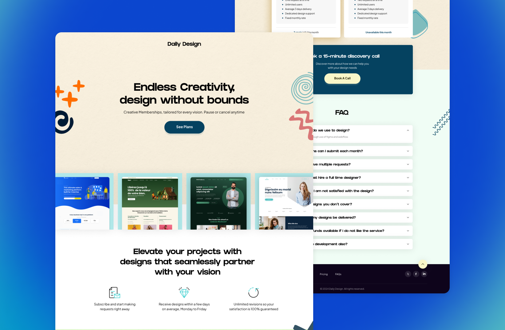 Example of Website Design 10 Pages In Figma
