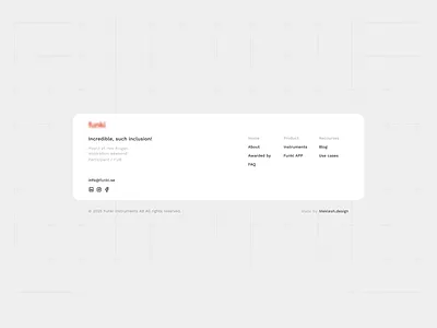 Footer design footer footerdesign ui ux uxui web webdesign