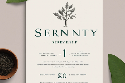 BD Serenity Serif | 10-Font Family font graphic design sans serif script