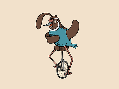 Unicycle Quail birds childrens book childrens illustration drawing illustration photoshop quail unicycle whimsical illustration