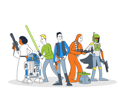 ThreadLive.com Commission branding characterdesign design graphic design illustration illustrator vector