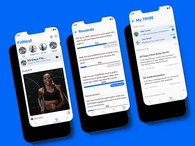 FitNest Mobile App Design app app design design ui ui ux ux