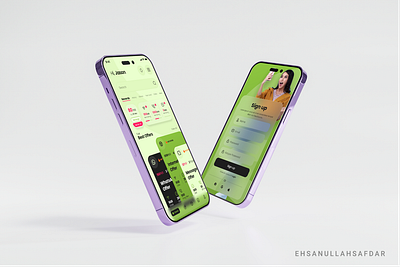 Network App animation figma network app ui ux zong app