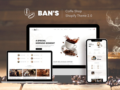 Ban's - Coffee Store Shopify Theme