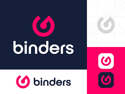 Binders logo design 3d b letter b logo bind branding flat gradient illustration letter logo lettermark logo logo concept logodesign minimal minimalist modern logo p letter text logo typography wordmark
