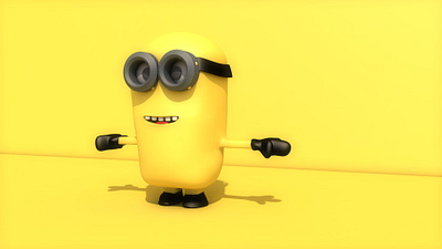 MINIONS 3d 3d character animation app branding design graphic design illustration logo motion graphics ui ux vector