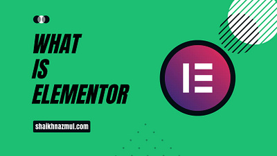 What is Elementor? Elementor. Sounds fancy, right? design elementor website wordpress