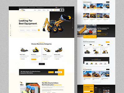 Autohive-Machinery Equipment Website automobile car parts design directory equipment landing page lisitng lisitng taxi rental taxi ui ui design ux website website design