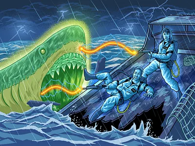 Ghostbuster Commission Illustration artwork band cartoon comic art heavy metal horror illustration music poster