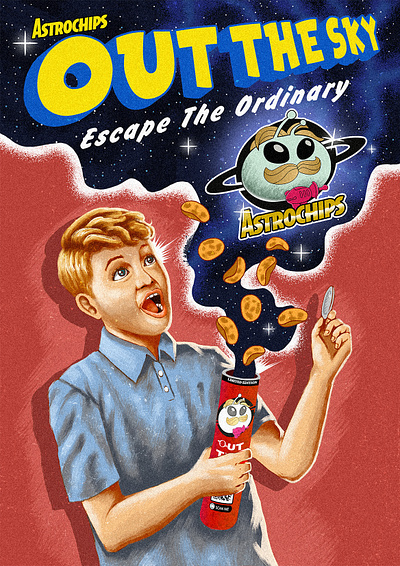 Retro/Vintage ad Illustration advertising artwork heavy metal illustration music poster retro vintage