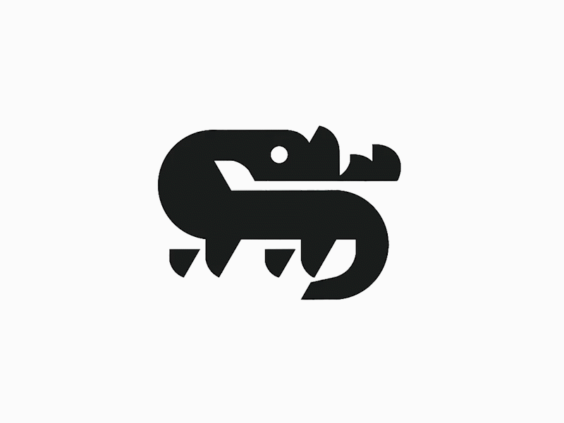 Fire Salamander logo - credit: @anhdodes 3d animal icon animal logo animal logo design animation branding design graphic design illustration lizard logo logo logo design logo designer logodesign minimalist logo minimalist logo design motion graphics salamander logo ui