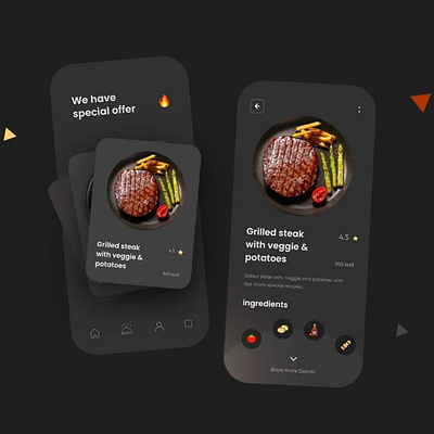 Food Delivery App UI design branding graphic design ui