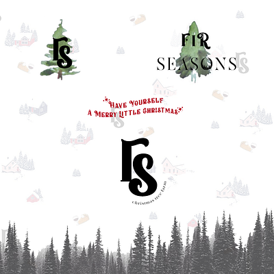 Fir Season (logo suite) branding design graphic design ill illustration logo packaging typography