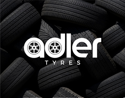 Adler Tyres (Logo Design) brand identity branding creative design dribble graphic design illustration logo tyre tyre logo ui vector vehicle logo