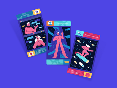 Tarot cards branding crew design face flat graphic design illustration painting patterndesign