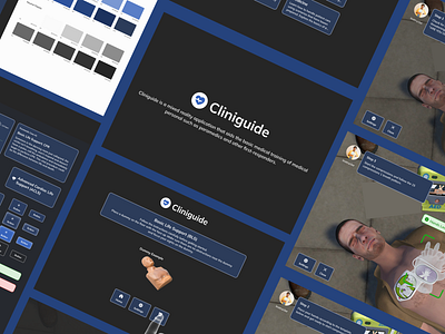 Healthcare (CPR) MR Application blue cpr design design system healthcare mixed reality mr ui ux