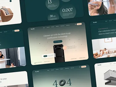 TruAQ — Web Design 404 air purification branding calm clean air design design studio graphic design interface landing page statistics user experience user experience design uxui web design web layout web marketing web pages website website design