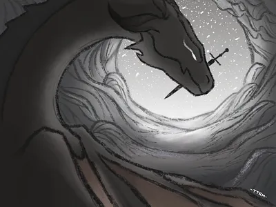 Aidahar(dragon) character dragon illustration story