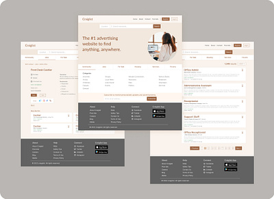 Craiglist Redesign design ui uiux design