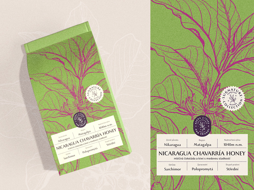 Example of Coffee package design