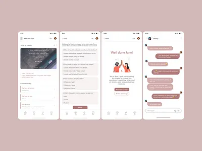 A Bible App design ui uiux design