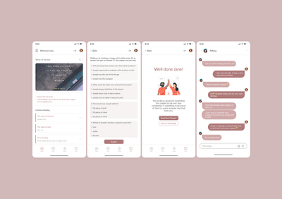 A Bible App design ui uiux design