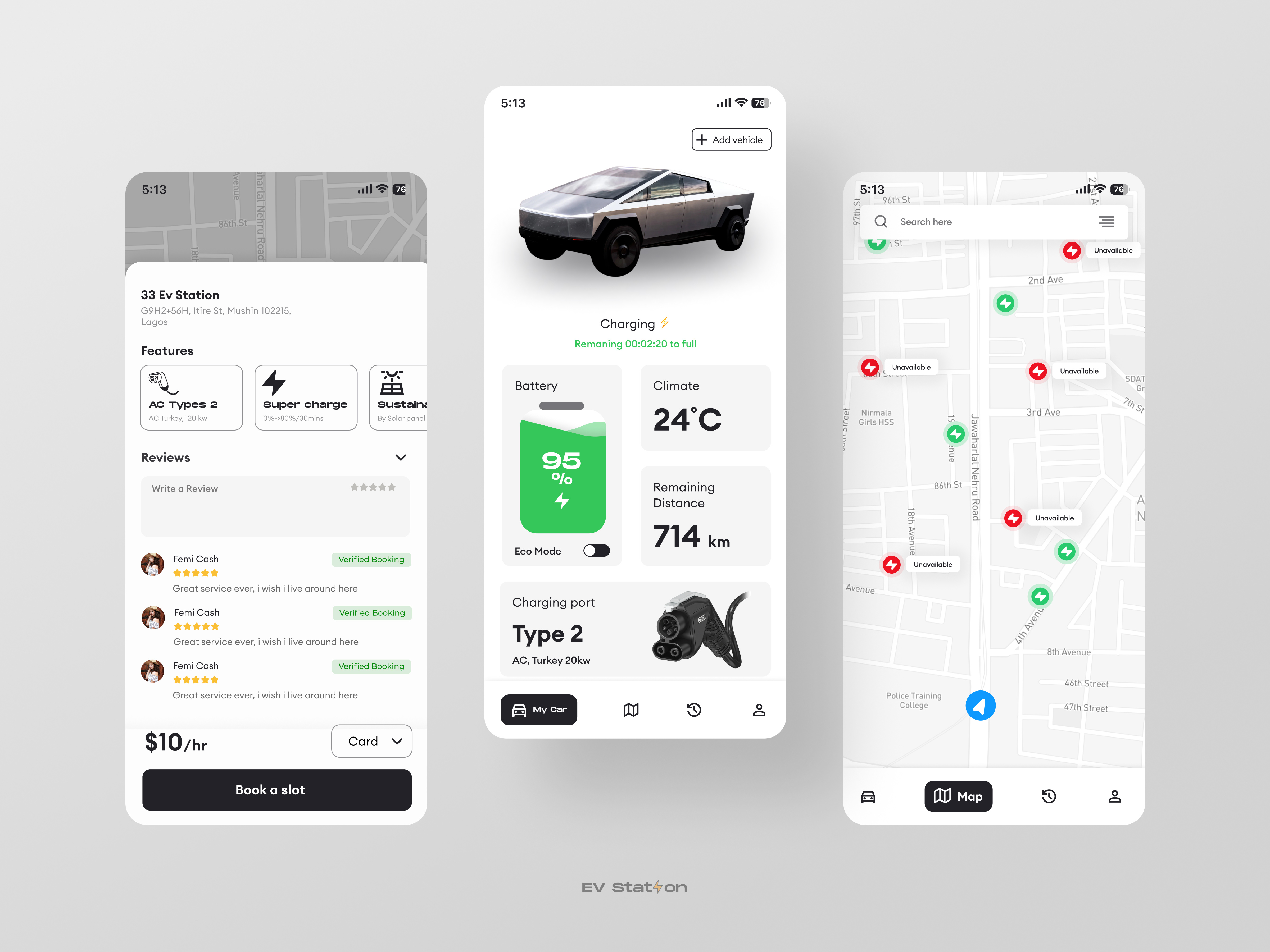 Example of Mobile App UI/UX Design