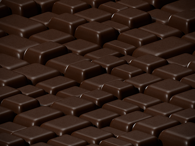 .:Chocolate Pattern:. 3d advertising background bar branding candy choco chocolate commercials design graphic design illustration mockup nft pattern procedural render sweet texture web3