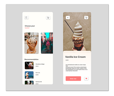 Choose your taste! ui