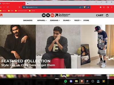 Making my first website design using Figma android animation app branding design first flat illustration ios logo minimal typography ui ux vector web website