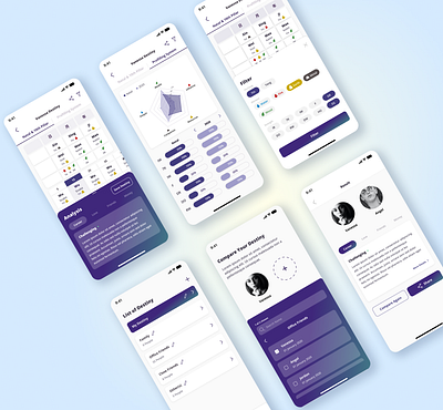 Chinese Constellation App Design Exploration application chinese chinese constellation chinese zodiac constellation constellation app design figma mobile application ui uiux uiux design ux