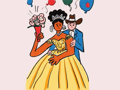 La Quinceañera hispanic illustrator illustrator art latinx quinceanera vector