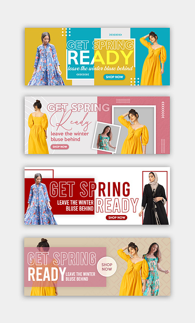 Clothing Banner banner branding clothing banner fashion graphic design social media post