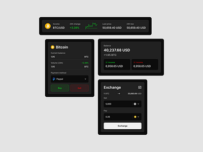 Crypto Component ui