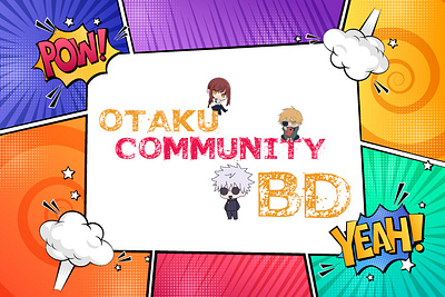 Chibi Banner illustration vector