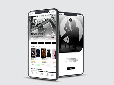 iOS application design for Starwears Brand