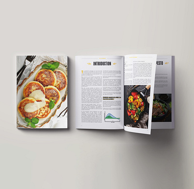Cook book layout design