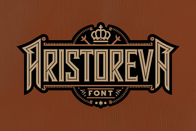 Aristoreva - Vintage Font bundle design graphic design illustration sans serif vintage bundle