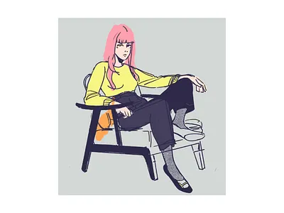 Break digital illustration