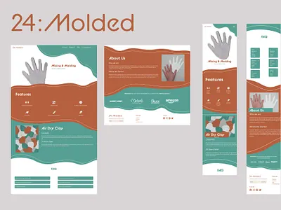 Molded24 branding css design graphic design html logo typography ui vector web