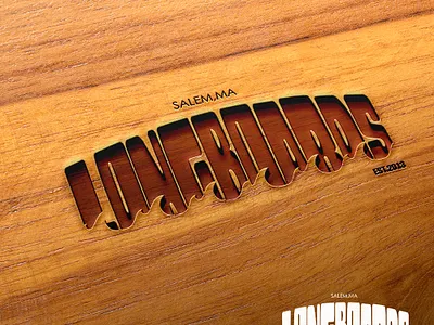 longboards LOGO pab branding design graphic design illustration logo