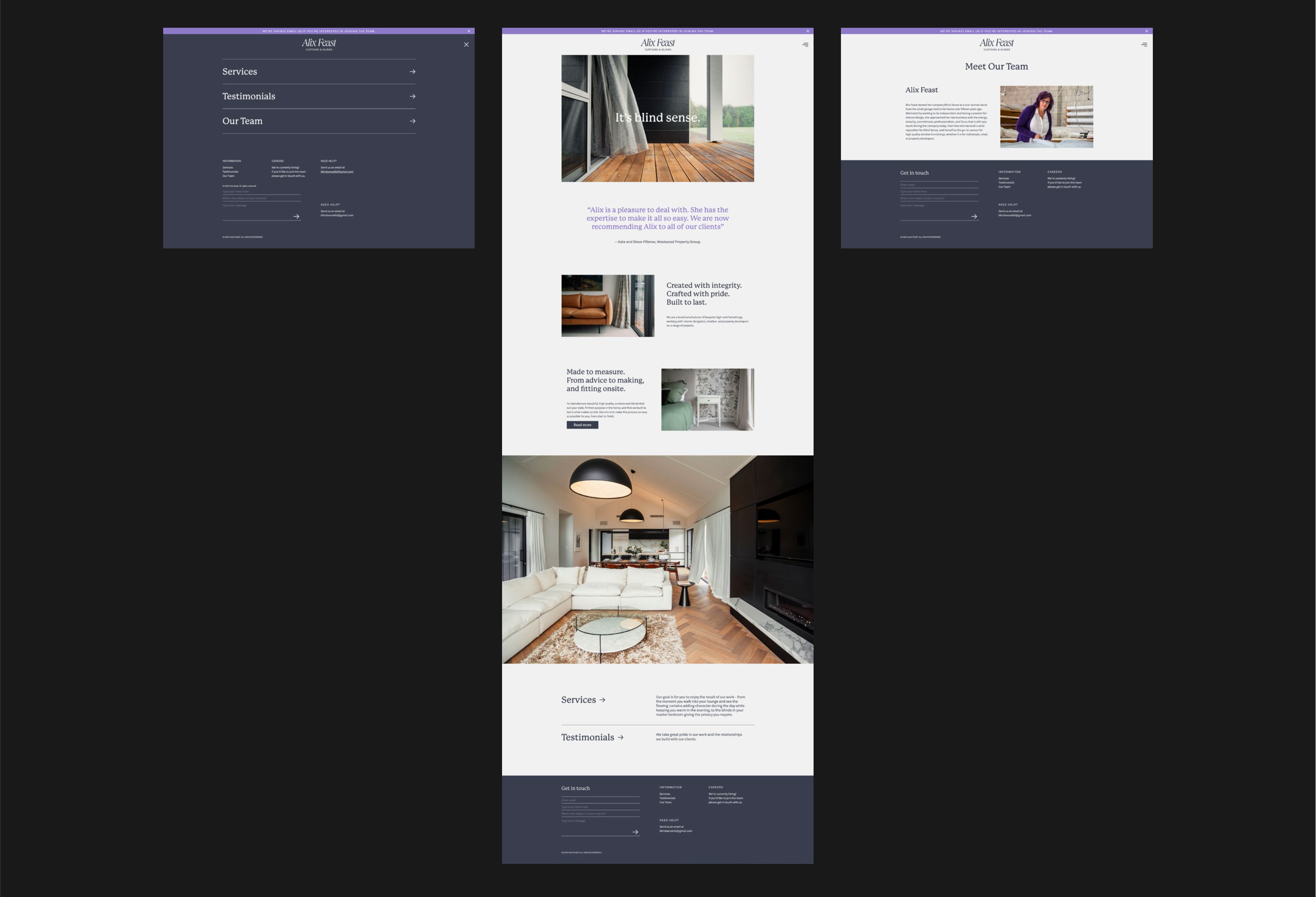 Example of Alix Feast — Brand Identity