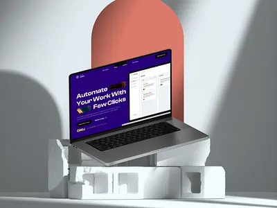 Saas Landing Page ( Hero Section ) agency branding clean colors daily dailyui design dribbble figma hero section landing page layout modern product design saas ui uiux web web design website design