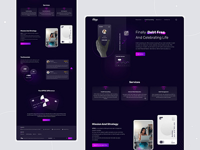 APFSC Website awwwards creative credit debt debt management design develope frontend develop interest rate landing page minimal ui uidesign uiux userinterface ux uxdesign web page webflow wordpress