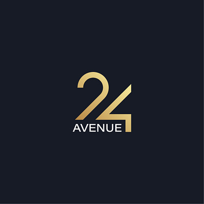 Avenue 24 Logo Design. branding design graphic design illustration logo vector