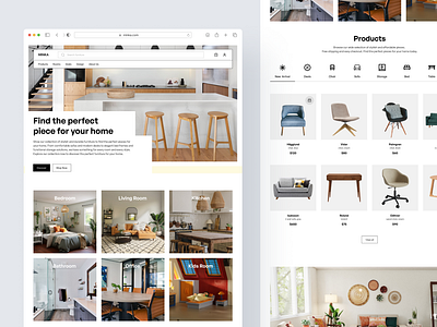 Minka - Online Furniture Store #2 branding clean design furniture graphic design home decor icon minimalist online store product design ui ui ux user experience user interface ux web website