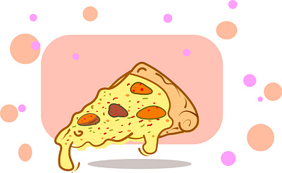 Pizza Cravings :p app design graphic design illustration vector