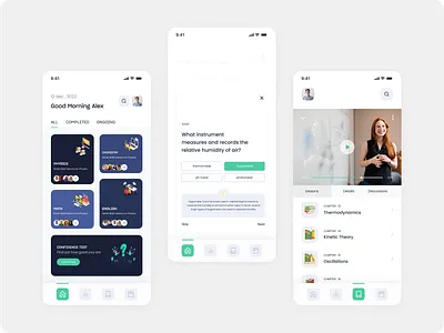 E-Learning App app college course app courses design e learning education app education website language school learning mobile app online classes online courses online education online school online teaching students ui ux web app