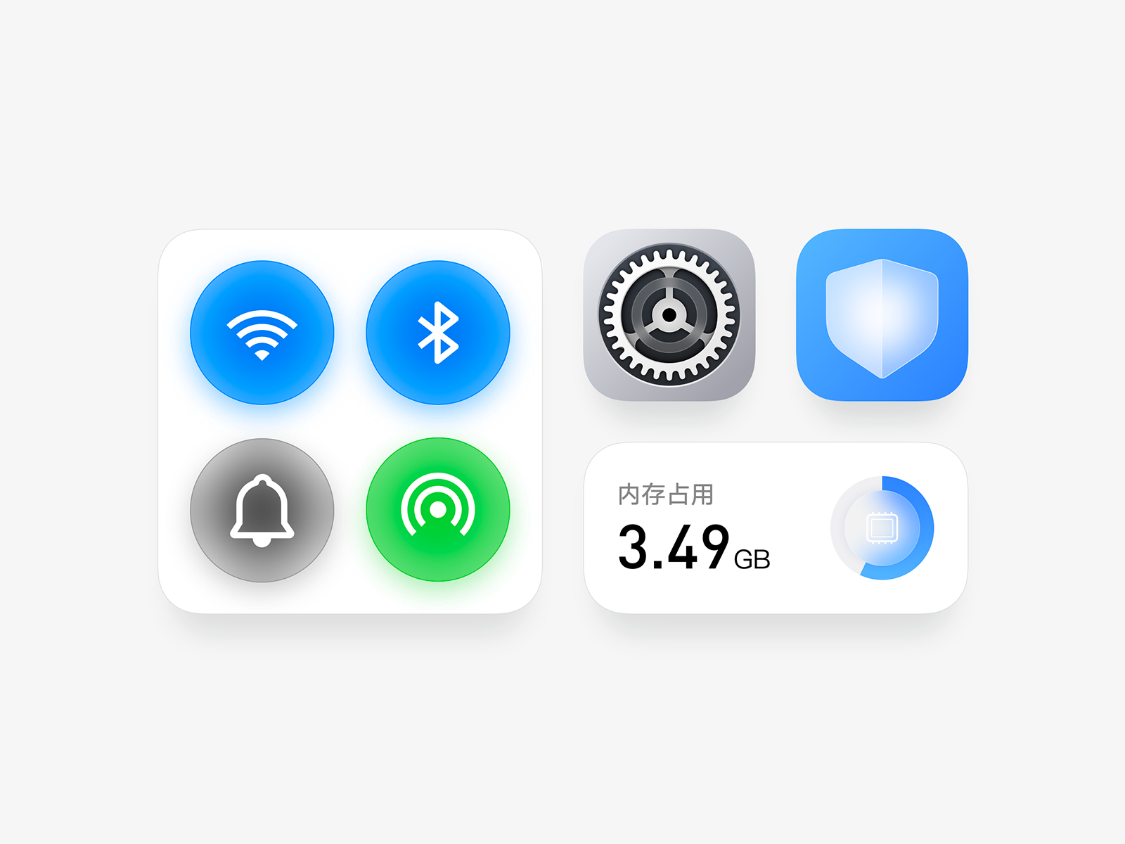 Example of Icon & Card