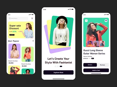 Fashion ~ Fashion Mobile App 🛍 app design fashion ~ fashion mobile app 🛍 fashoin ui app